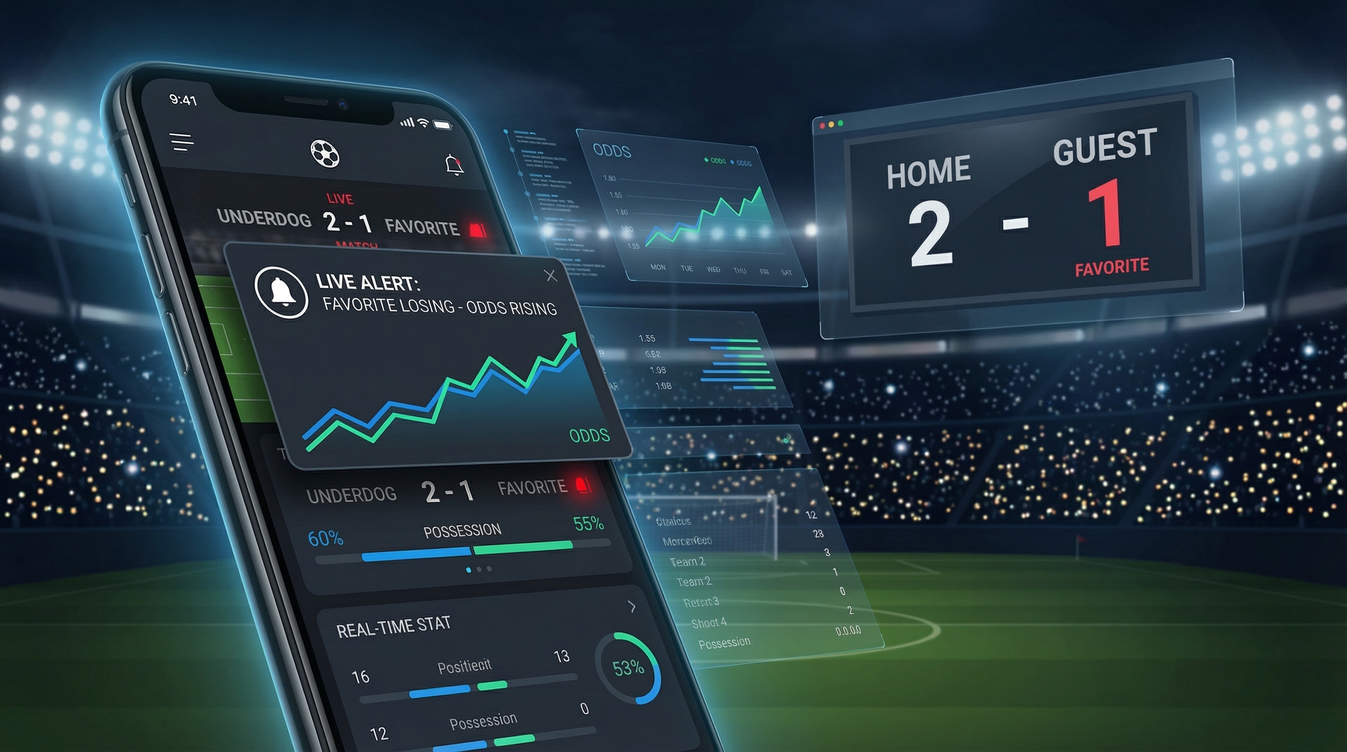 Live betting and odds value